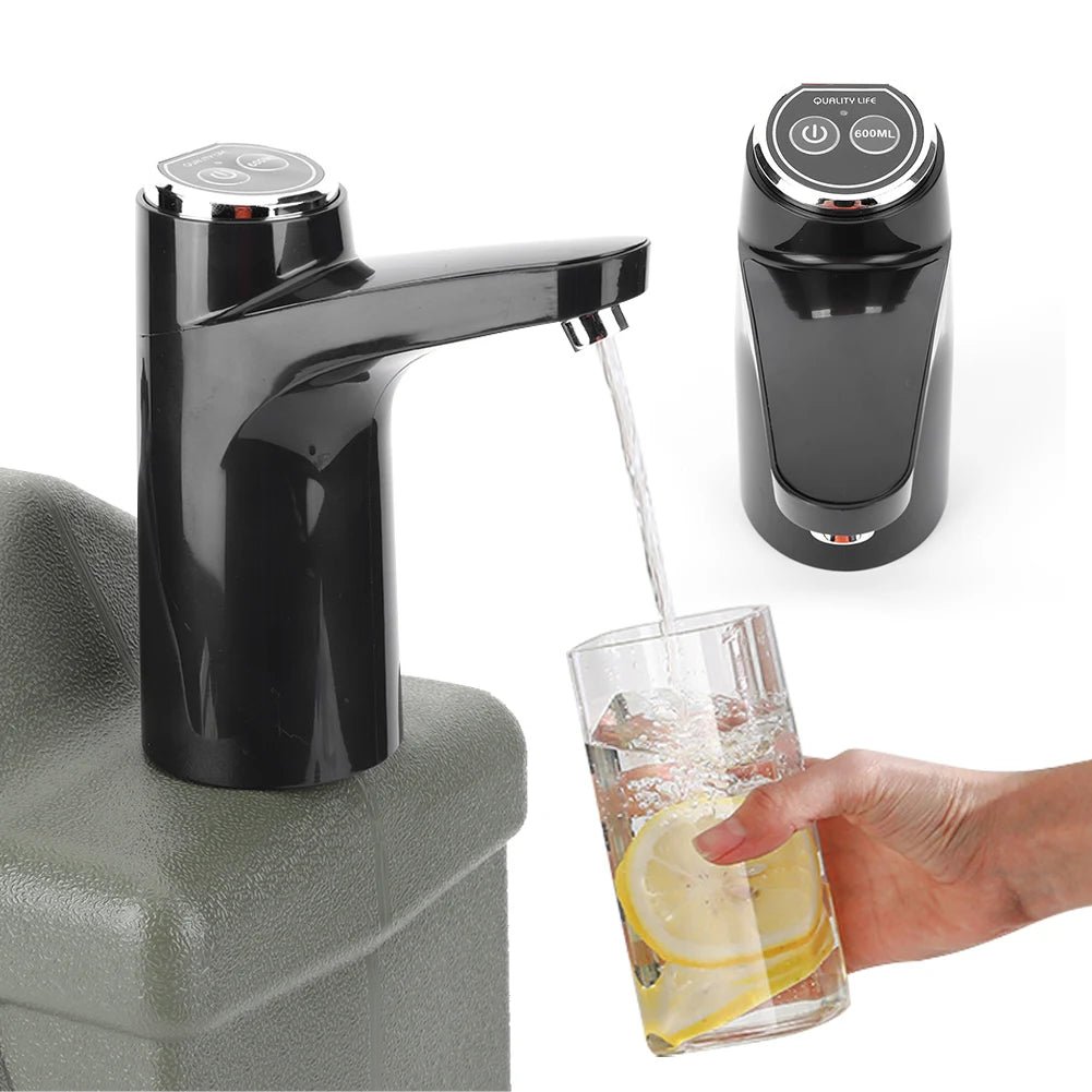 11L watercontainer met kraan – Grote camping watertank met USB - oplaadbare elektrische pomp - Bivakshop
