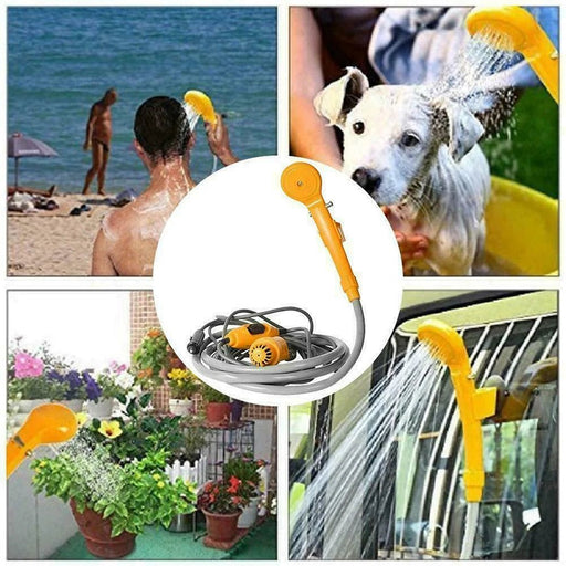 12V elektrische draagbare campingdouche met opbergtas - Compact & veelzijdig voor outdoorgebruik - Bivakshop