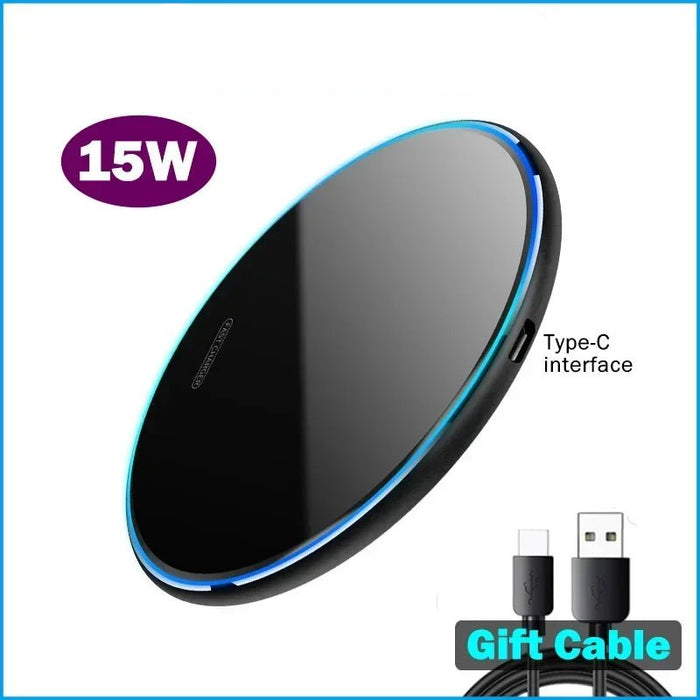 15w draadloze oplader led type c