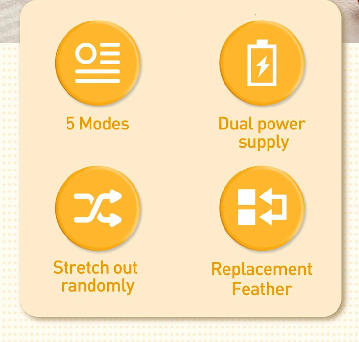 2 - in - 1 Elektronisch speelgoed voor katten & honden – Veer en bal actie - Bivakshop