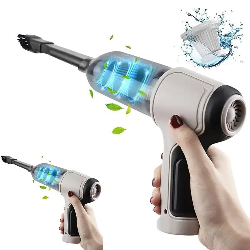 3-in-1 draadloze handheld mini stofzuiger - Krachtig en veelzijdig voor thuis en auto - Bivakshop