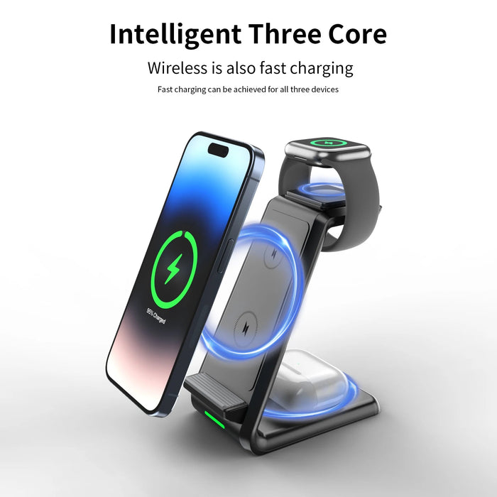 3-in-1 draadloze oplader iPhone Watch AirPods