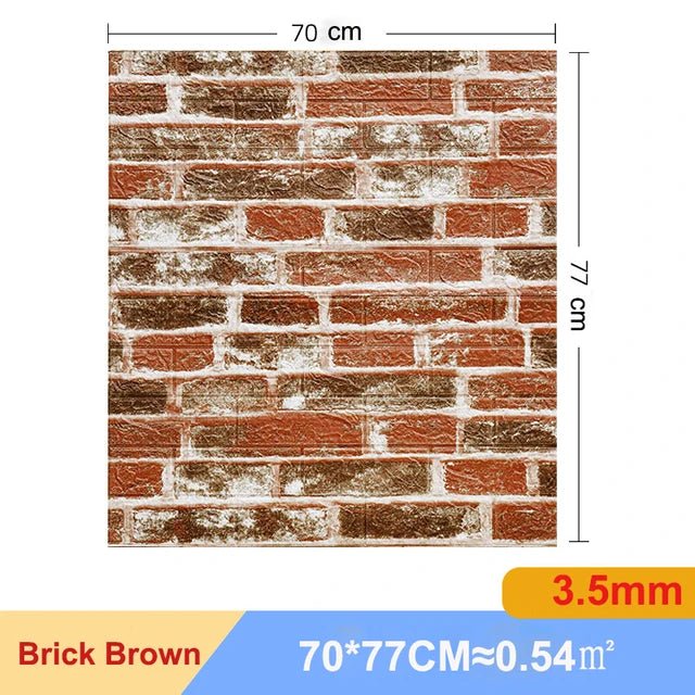 3D foam muurpanelen - Waterdicht & zelfklevend - Kindvriendelijk & formaldehydevrij - Bivakshop