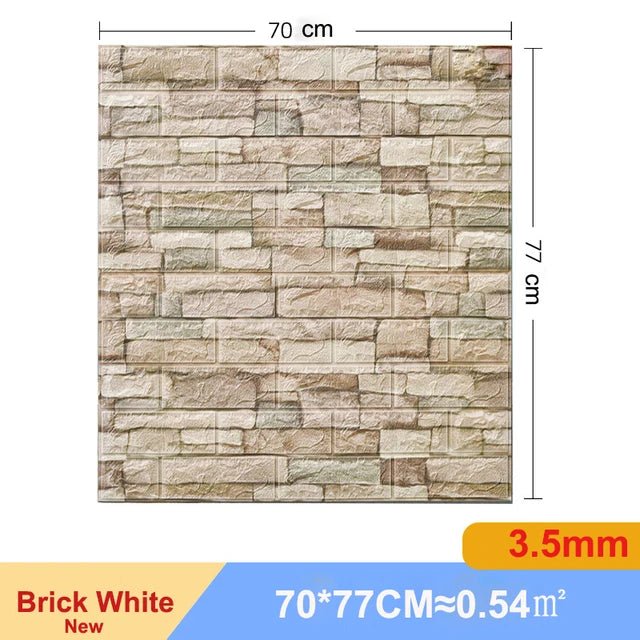 3D foam muurpanelen - Waterdicht & zelfklevend - Kindvriendelijk & formaldehydevrij - Bivakshop