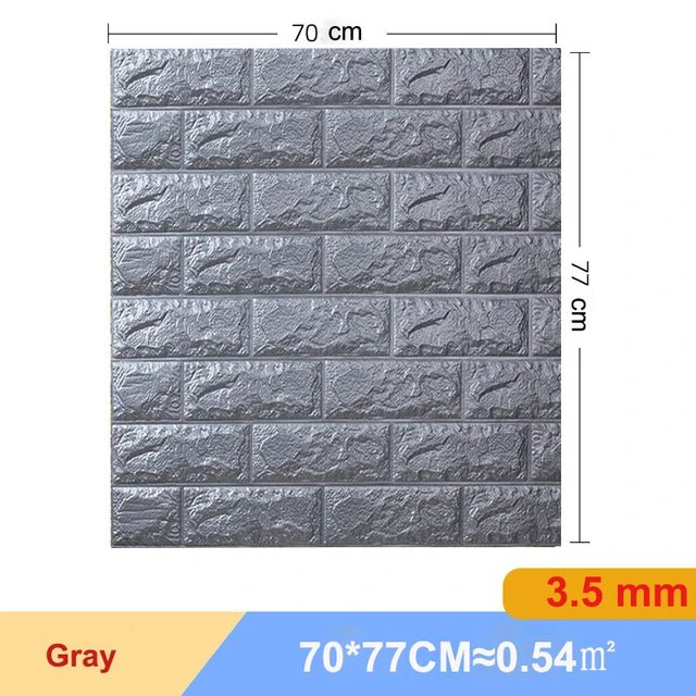 3D foam muurpanelen - Waterdicht & zelfklevend - Kindvriendelijk & formaldehydevrij - Bivakshop