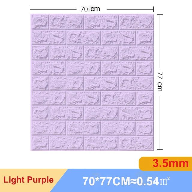 3D foam muurpanelen - Waterdicht & zelfklevend - Kindvriendelijk & formaldehydevrij - Bivakshop