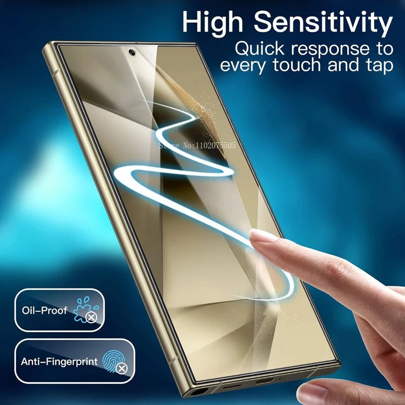4 stuks beschermfolie - Voor samsung galaxy s24 ultra plus - A60 gehard glas - Bivakshop