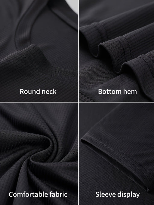 5 - delige Set Heren Sport T-shirts – Ultralicht, Sneldrogend en Ademend - Bivakshop