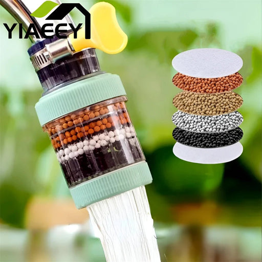 6 laags waterfilter - Kraan purifier - Keukenaccessoires voor schoon en veilig drinkwater - Bivakshop