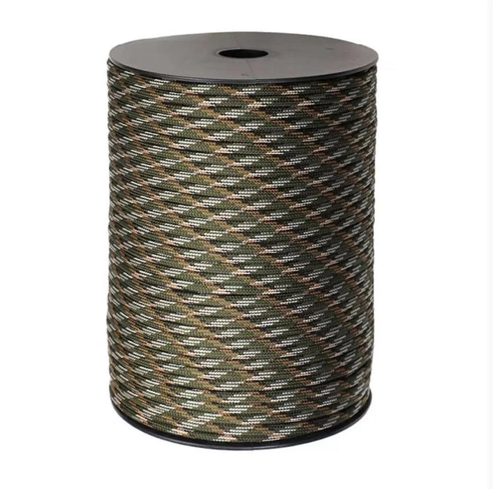 650 militair paracord 4 mm – 12 - strengs survivalkoord – 100 m lengte - Bivakshop