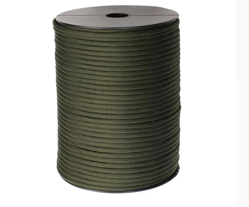 650 militair paracord 4 mm – 12 - strengs survivalkoord – 100 m lengte - Bivakshop