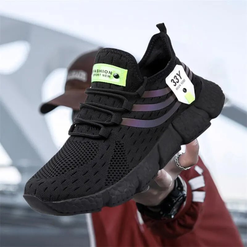 Ademende classic hardloopsneakers voor heren - Lichtgewicht en comfortabel - Bivakshop
