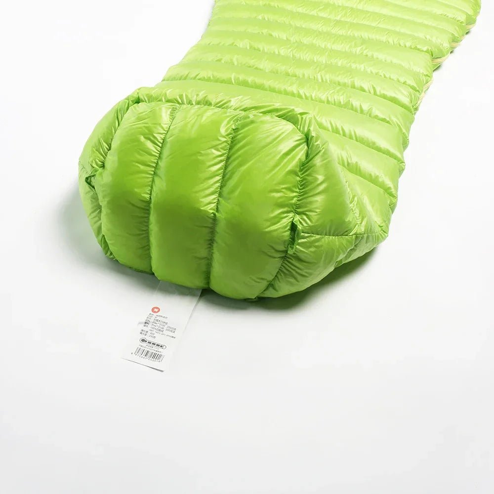 AEGISMAX ultralichte slaapzak - 95% ganzendons - Mummy model - 3 seizoenen - Bivakshop