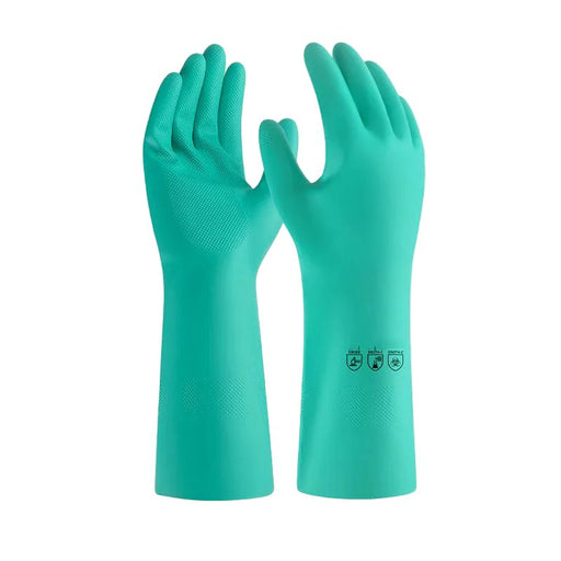 Afwas - en schoonmaakhandschoenen – nitril rubber – waterdicht, oliebestendig & duurzaam - Bivakshop