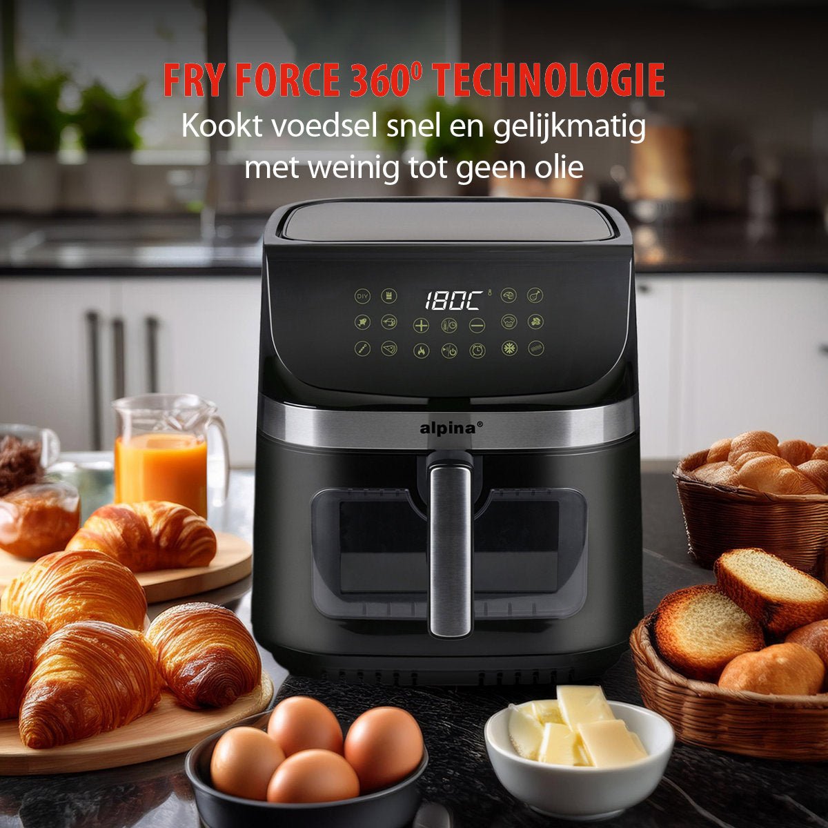 Air Fryer 9L 1800W - Bivakshop