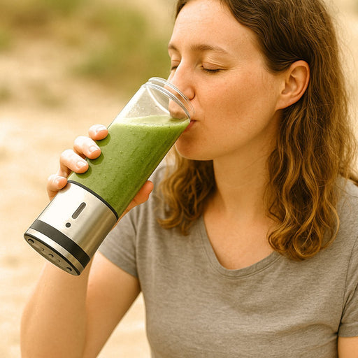 Alpina - Draagbare smoothie Maker – 125W – USB oplaadbaar - Bivakshop