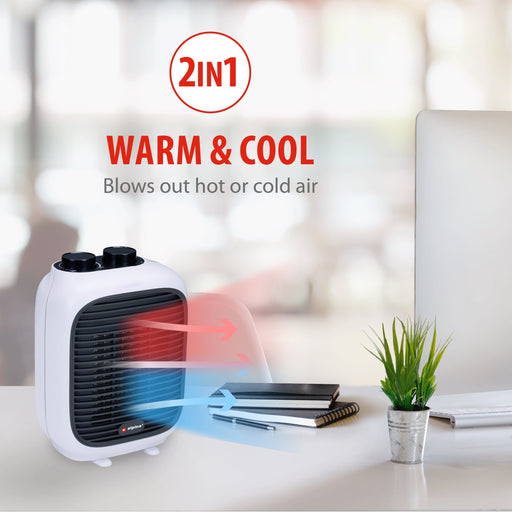 Alpina - Draagbare verwarming – 230V 1500W – PTC kachel - Bivakshop