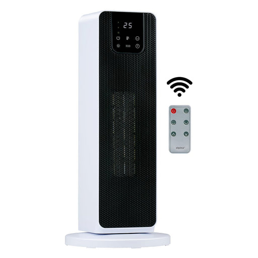 Alpina - PTC kachel digitaal 800/2000W – Energiezuinig – Met afstandsbediening - Bivakshop