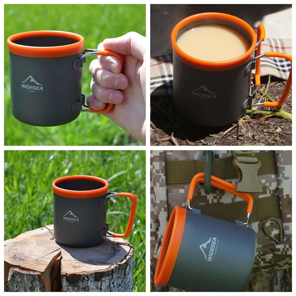 Aluminium campingmok – 0,3L lichtgewicht outdoor beker voor koffie, thee & trekking - Bivakshop