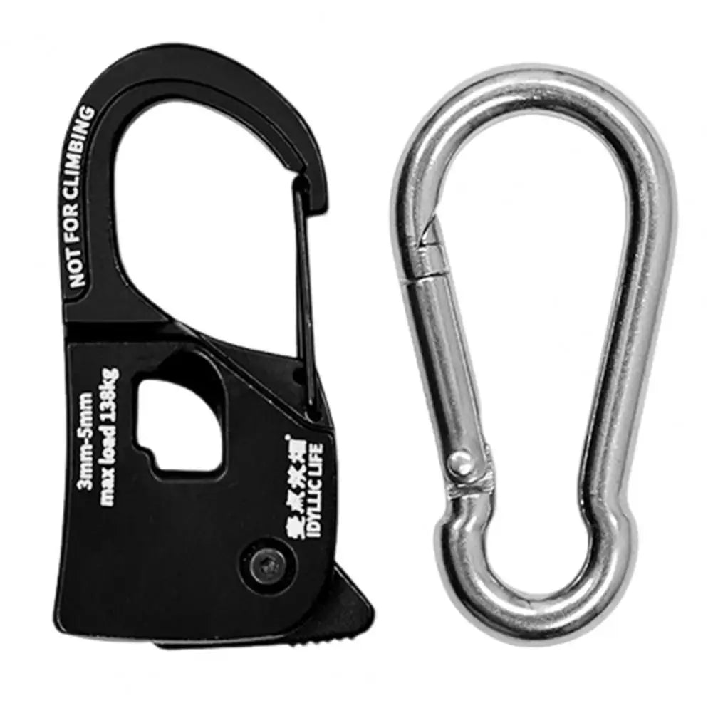 Aluminium touwspanner – Snelle en roestvrije tentkoord versteller voor camping & luifels - Bivakshop