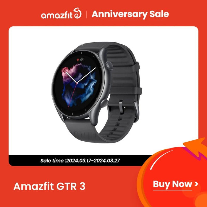 Amazfit GTR 3 smartwatch - Stijlvolle horloge - Amoled display - ingebouwde gps - Bivakshop