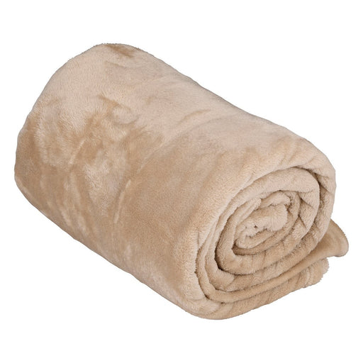 Arti Casa - Fleece deken – 150x200 cm – Beige - Bivakshop