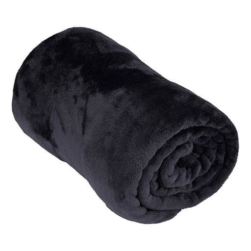 Arti Casa - Fleece deken – 150x200 cm – Donkergrijs - Bivakshop