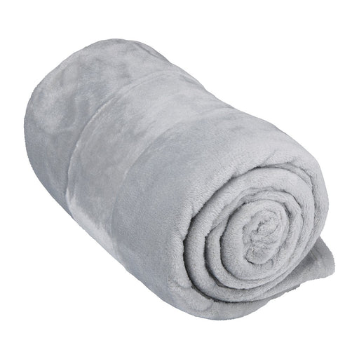 Arti Casa - Fleece deken – 150x200 cm – Lichtgrijs - Bivakshop