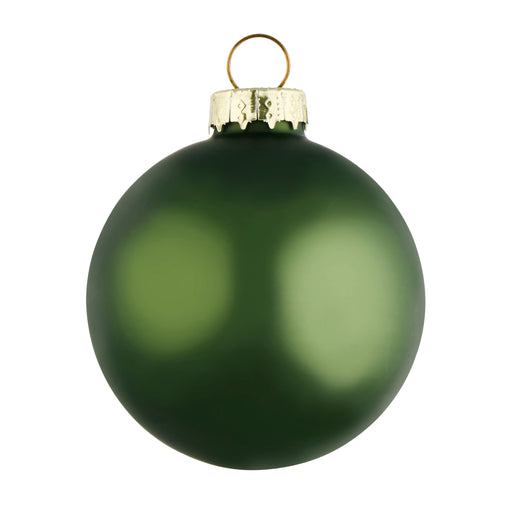 Arti Casa - Groene kerstballen – Glas – Set van 6, 8 cm - Bivakshop