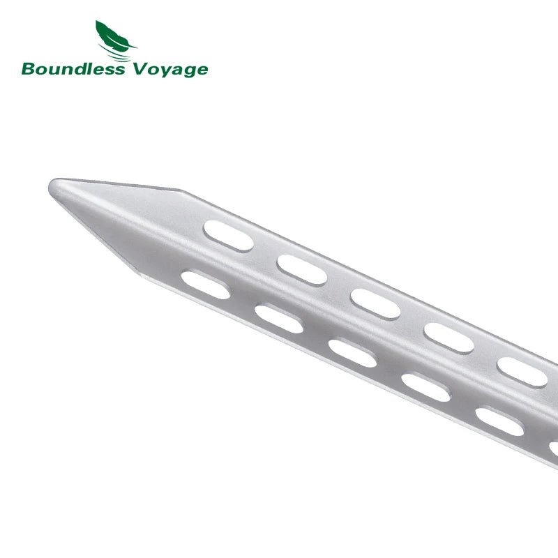 Boundless Voyage titanium tentharingen - Lichtgewicht en draagbaar - Voor outdoor en kamperen - Bivakshop