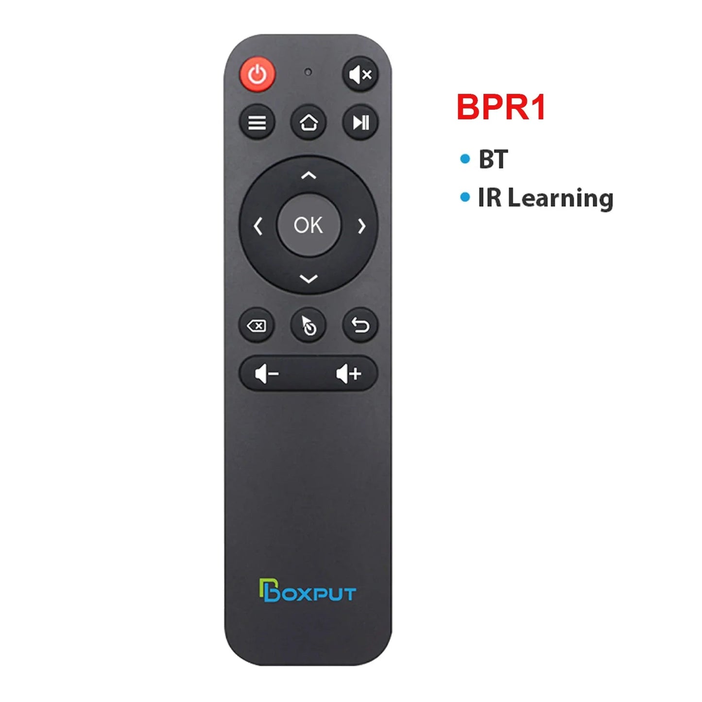 BOXPUT BPR1S/BPR2S/BPR3S Plus - Draadloze Air Mouse met voice control en IR - isolatie voor Smart TV Box - Bivakshop
