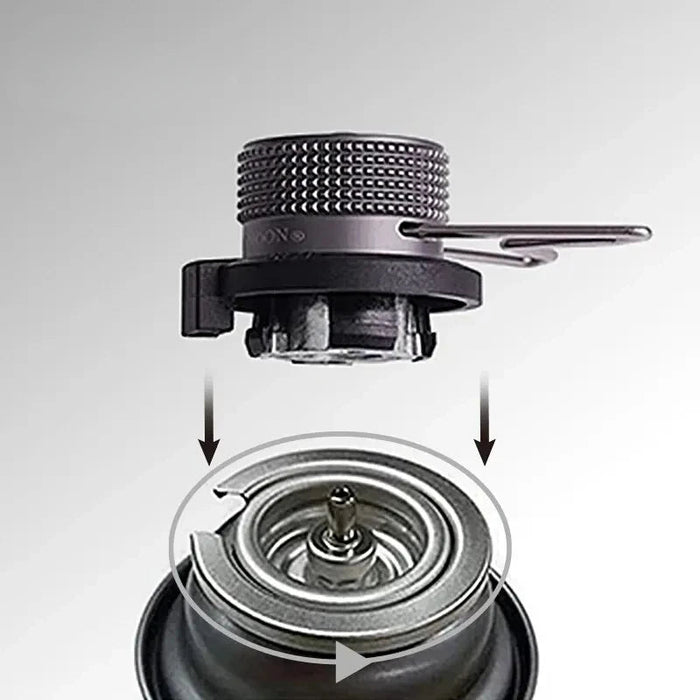 butaan gasadapter lindal valve kamperen