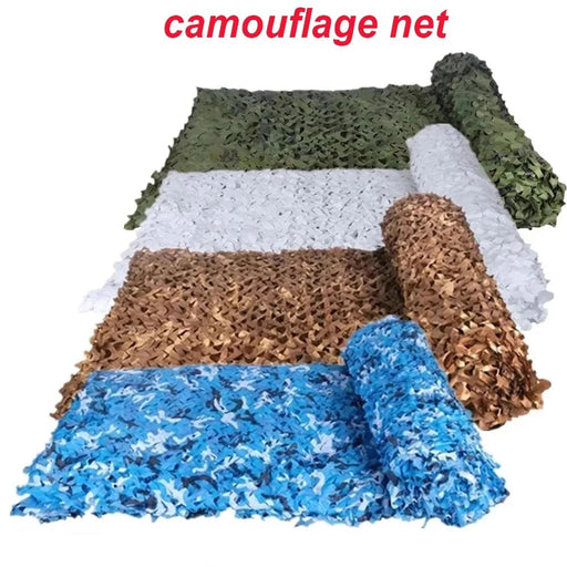 camouflagenet schaduwdoek wit blauw beige