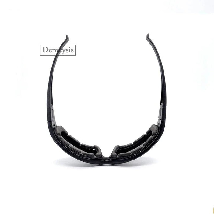 Daisy tactische gepolariseerde zonnebril - Outdoor sportbril met 4 lenzen en UV - bescherming - Bivakshop