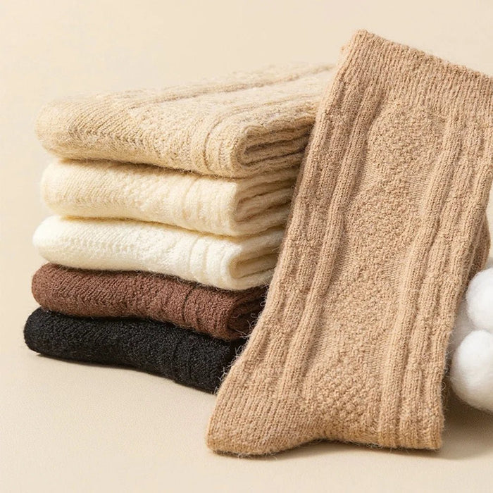 Dikke wollen sokken dames - Warme winter sokken - Zachte thermosokken tegen kou - Bivakshop