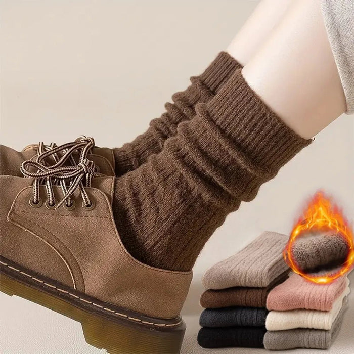 Dikke wollen sokken dames - Warme winter sokken - Zachte thermosokken tegen kou - Bivakshop