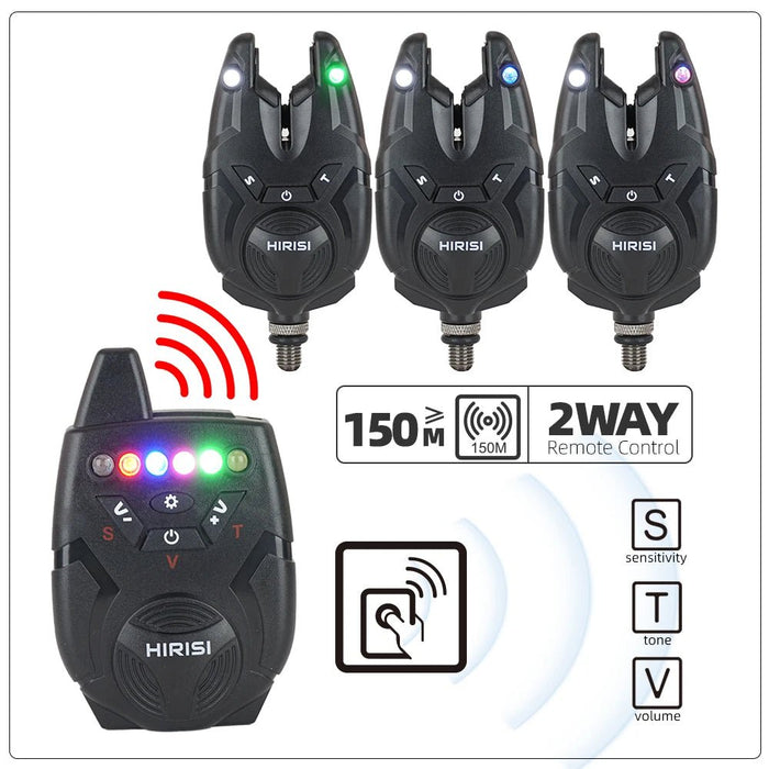 Draadloze Beetmelder set (1+3) of (1+4) - draadloos & waterdicht - Bivakshop