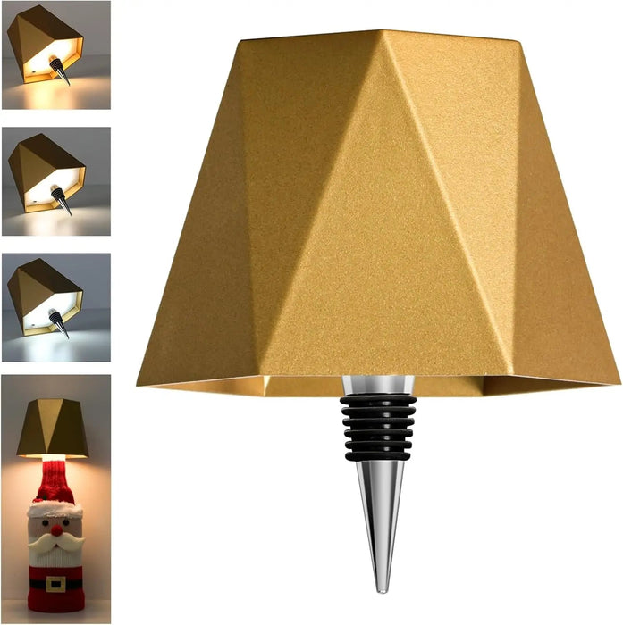 Draadloze fles tafellamp – 3 lichtkleuren – touch dimbaar - Bivakshop