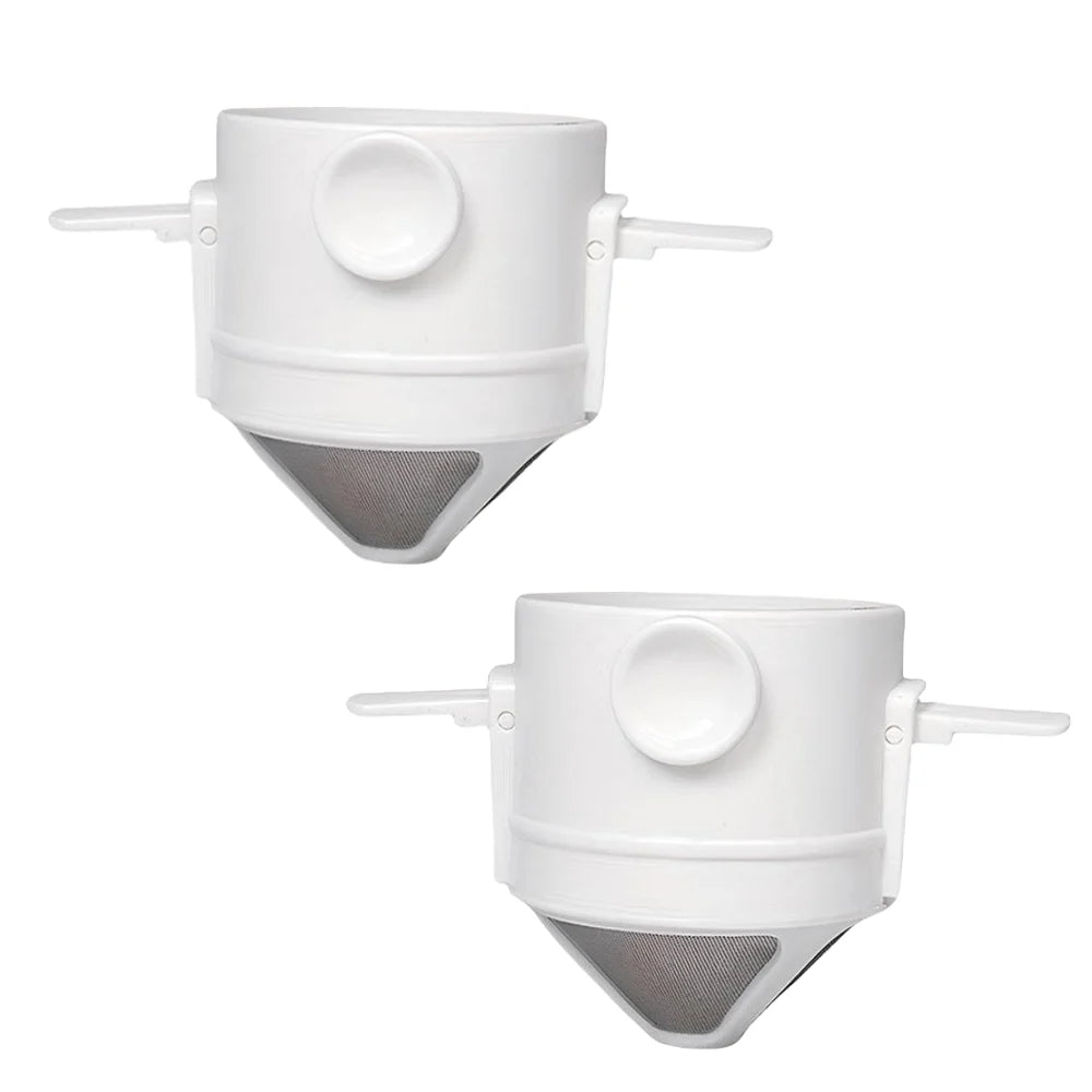 Draagbare pour - over koffiemaker – Inklapbare filter – RVS mok voor reizen & outdoor - Bivakshop