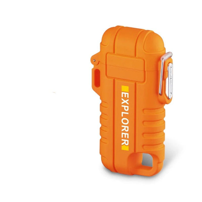 Draagbare waterdichte USB - boogaansteker - Winddicht en oplaadbaar - Compacte gadget voor buitengebruik - Bivakshop