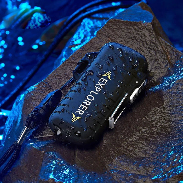 Draagbare waterdichte USB - boogaansteker - Winddicht en oplaadbaar - Compacte gadget voor buitengebruik - Bivakshop