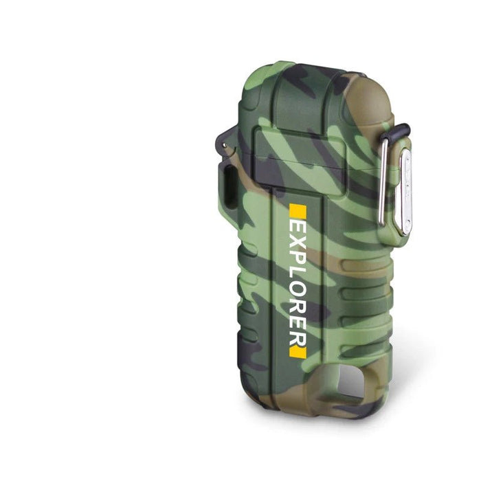 Draagbare waterdichte USB - boogaansteker - Winddicht en oplaadbaar - Compacte gadget voor buitengebruik - Bivakshop