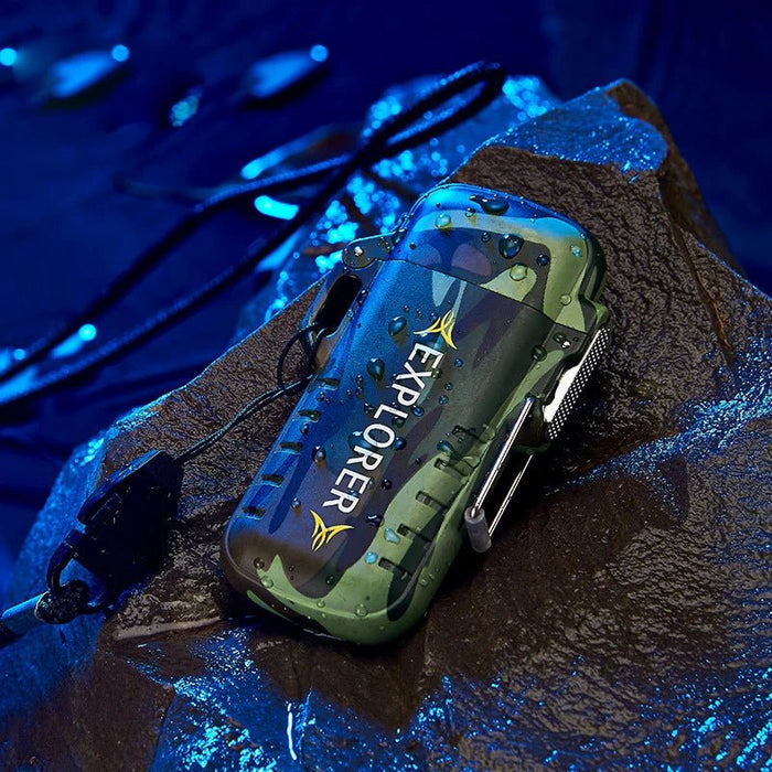 Draagbare waterdichte USB - boogaansteker - Winddicht en oplaadbaar - Compacte gadget voor buitengebruik - Bivakshop