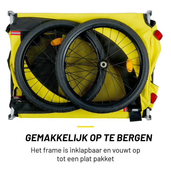 Dunlop - Hondenfietskar – Opvouwbaar – Comfortabel & veilig - Bivakshop