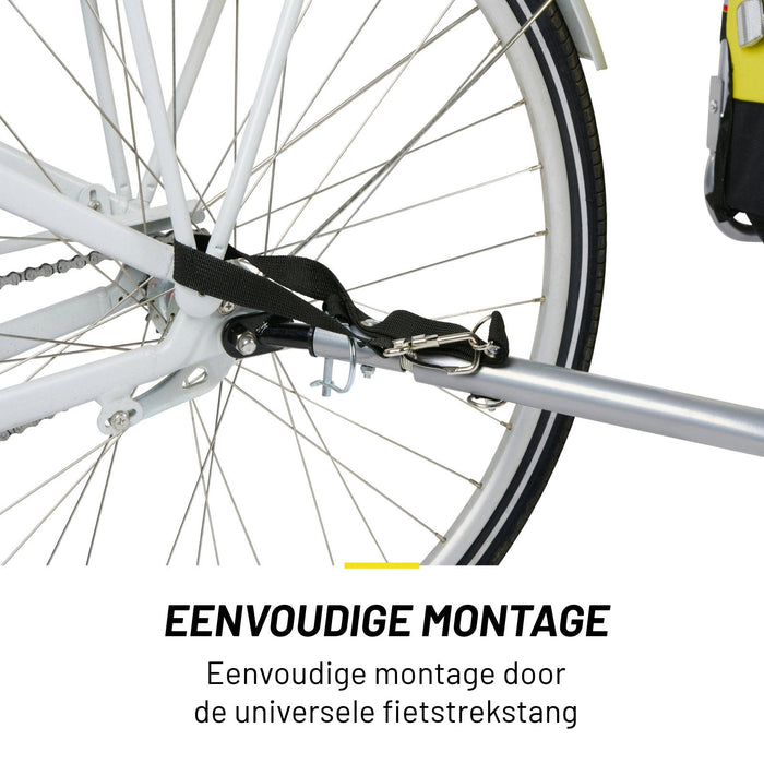 Dunlop - Hondenfietskar – Opvouwbaar – Comfortabel & veilig - Bivakshop