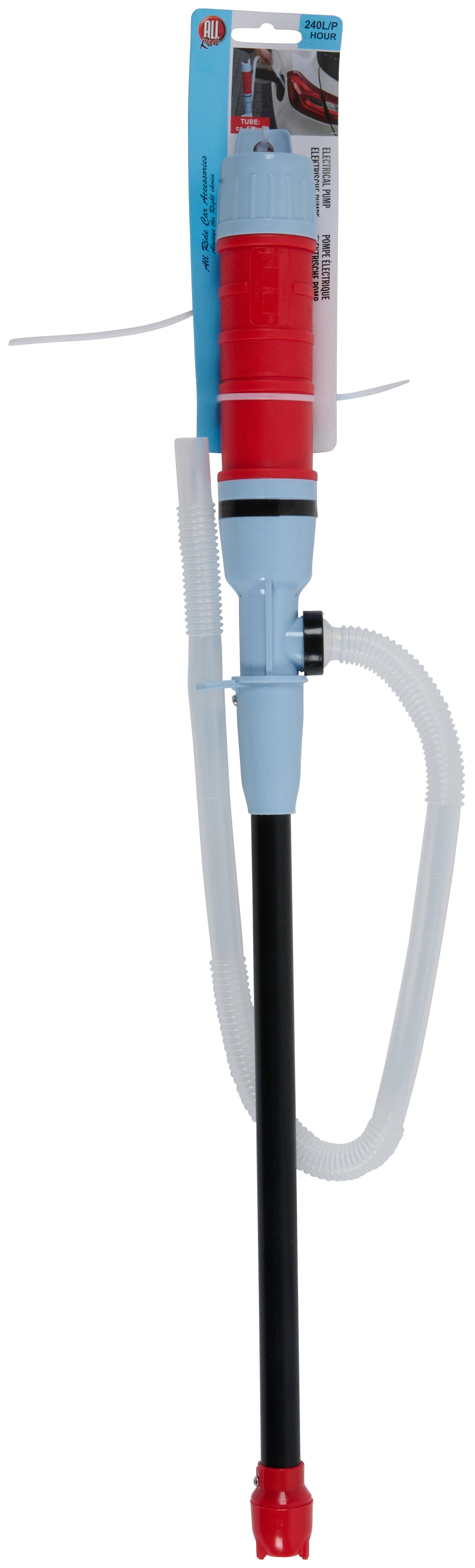 Elektrische brandstof pomp - 60 cm hose 240 l per uur compact - Voor efficiënt tanken - Bivakshop