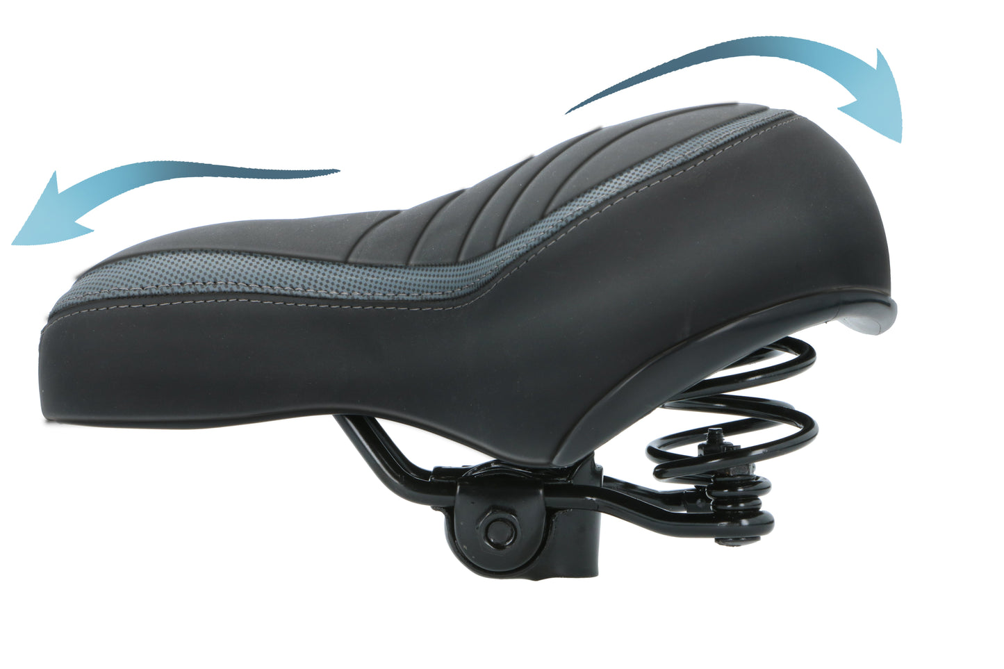 Fietszadel met gel - Comfortabel en waterafstotend - Geschikt voor stads - en tourfietsen - Bivakshop