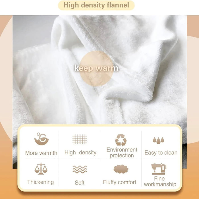 Fleece deken – Camper & bos patroon – Zacht, warm & draagbaar - Bivakshop