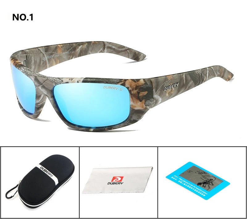 Gepolariseerde camo zonnebril – UV400 outdoor bril voor vissen, fietsen & autorijden - Bivakshop