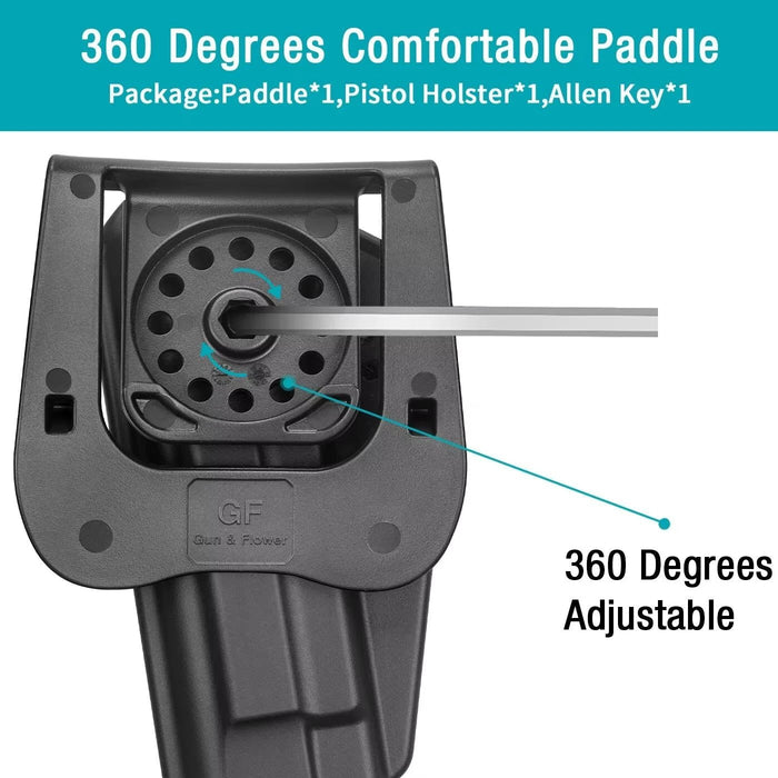 G&F OWB universeel tactisch holster – Geschikt voor meer dan 100 modellen - Bivakshop